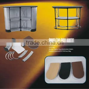 Square Pole Portable Aluminium Promotion Table thumbnail-1