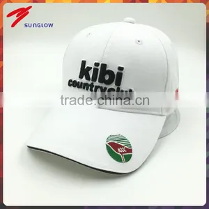 Custom Design 100% Cotton 3D Embroidery 6 Panel Baseball Cap Golf Cap thumbnail-1