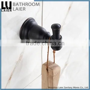 Modern Zinc Alloy ORB Finishing Bathroom Sanitary Items Wall Mounted Robe Hook thumbnail-2