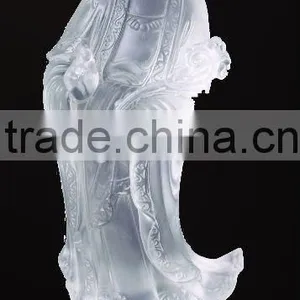 BF017 Colored Glaze Kuan Yin Statues thumbnail-1