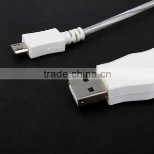 New Technology Dual Color USB 2.0 Otg Micro LED Usb Cable for Android Mobile Phone thumbnail-5