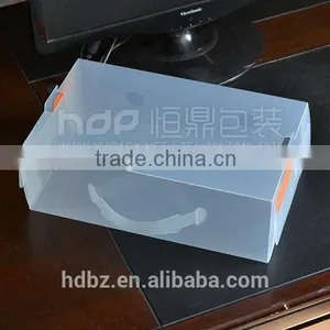 Wholesale Clear Pvc pp Pet Shoe Packaging Box thumbnail-4