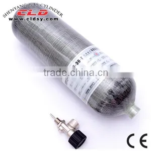 High Pressure Carbon Fiber Air Tank With Valves ON SALE thumbnail-1