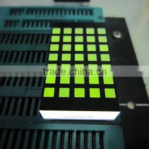 1.2" 5x7 Square Dot Amber Color Dot Matrix LED Display thumbnail-3