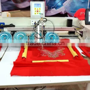 Single Head Rhinestone Hot Fix Machine for T Shirt and Hats thumbnail-3