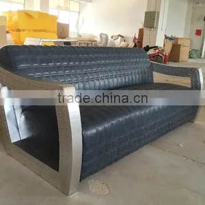 AVIATOR Aluminium 3 Seater Sofa thumbnail-5