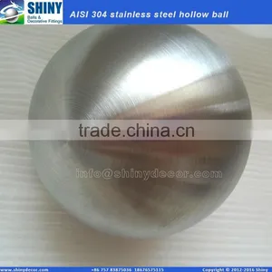 6inch Stainless Steel Hollow Ball Brushed thumbnail-1