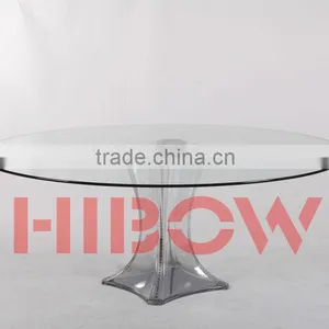 Glass Banquet Table/glass Dining Table thumbnail-1