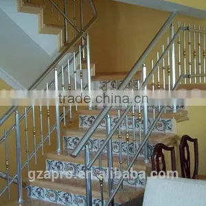 Fashional Pattern Aluminum Handrail Glass Balustrade Railing Low Price thumbnail-3