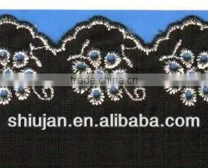Brown Embroideried Lace thumbnail-1