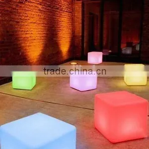 Plastic Rechargeable Led Cube Furniture Sale Factory Selling Cube Chairs For Kids thumbnail-4
