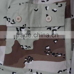 OEM 100% Cotton Ripstop Outdoor Camouflage Suit Combat Bdu Uniform Military Uniform thumbnail-6