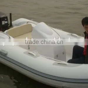 CE Certificate Center Console Cabin Hypalon China Rib Boat thumbnail-3