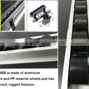 JY-2045B|Black Roller Rack|Pallet Roller Track|Sliding Roller Track Series thumbnail-2