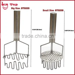 BT0208 Double Layer Stainless Steel Potato Press With Wire Head Potato Ricer Fruit Press thumbnail-4