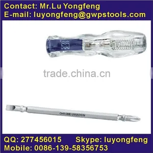 Cr-V Satin Finished Electrical Test Pen Set With Crystal Handle thumbnail-1