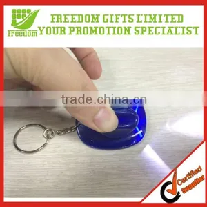 Mini Torch Customized Plastic Keychain Flashlight thumbnail-1