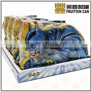 Tin Sign Metal Tin Tin Plate - Pre-packed Confectionery Batman Tin With Handle thumbnail-1