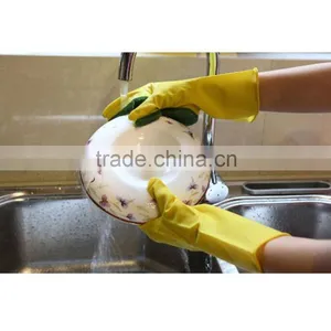 Gloves Household Wholesale Washing Heavy Duty Cleaning Sponge Kitchen Hand Gloves thumbnail-5
