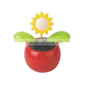 Custom Printing Flip Flap Plastic Dancing Solar Flower Pot thumbnail-3