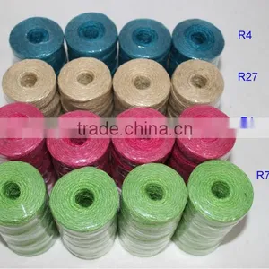 1.5mm Thickness x 100 Yards Length Colored 3 Ply Twisted Jute Twine Rope thumbnail-1