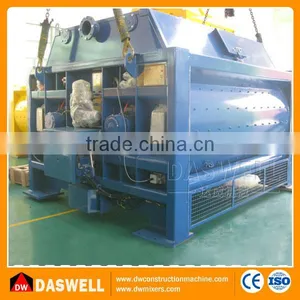 MAO3000 Large Capacity Hydraulic Double Shaft Sicoma Precast Concrete Mixer thumbnail-1