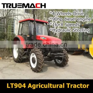 90HP Agricultural Farm Tractor With 4 Wheels Drive thumbnail-1