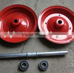 16 Tool Cart Wheel General Metal and Plastic Rim With Ball Bearing or Needle Bearing 4.00-8 thumbnail-1