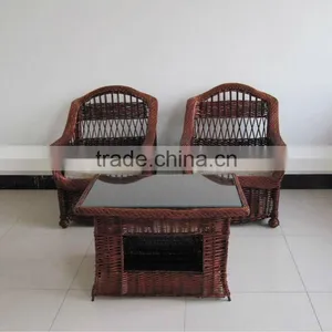 New Stytle and Nature Willow Chair and Table thumbnail-1