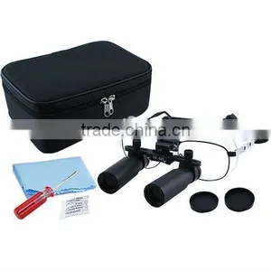 Keplerian Prism Style 6.0x 6x Magnification Binocular Dental Loupes Surgical Medical Dentistry Titanium Frame 420mm thumbnail-2