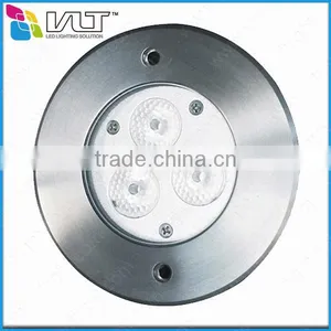 VLT IP68 RUW-0309 Stainless Steel Waterproof 9w Recessed Led Underwater Light thumbnail-1