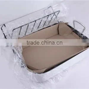 Nonstick Turkey Adjustable Shallow Oven Baking Pan With Rack thumbnail-6