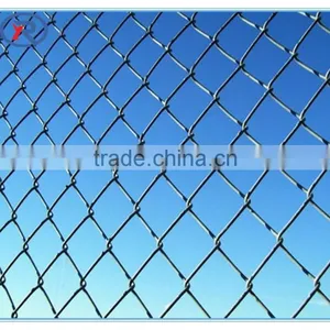 China Supplier Cheap Galvanized and PVC Coated Diamond Mesh Decorative Chain Wire Chain Link Fence thumbnail-1