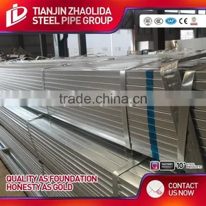 Cold Rolled Dia 10 mm - 101 mm Cold Rolled Pre Galvanized Rectangular Tube for Construction Use thumbnail-1