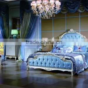 Bisini Luxury Bedroom Furniture, Luxury Solid Wood Bed Room Furniture Set thumbnail-2