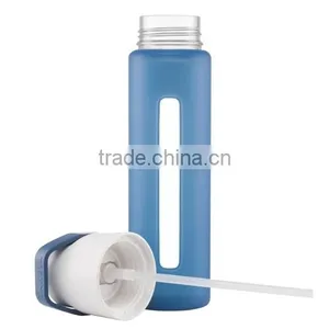Eco-friendly Food Safe Silicon Sleeve Cover for Sports Glass Bottle thumbnail-4