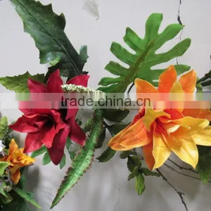 SD800831Plastic Christmas Decoration/garland-flower Plants With Phoenix Tree Leaf thumbnail-5