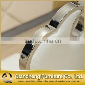 European Style Elegant White Dining Chair thumbnail-3
