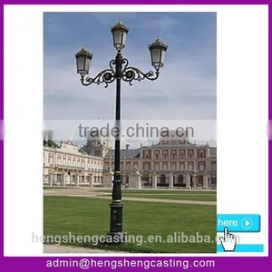 China Supplies Antique Cast Iron Street Lighting Pole Base thumbnail-2
