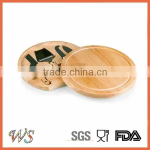 Wooden Cheese Board Set 4pcs Cheese Tools Set thumbnail-2