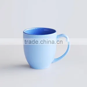 Jumbo Mug, Belly Shape With Two Tone Color,15oz Ceramic Mug thumbnail-4