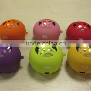 New Gadget Christmas Promotion Gift Portable Laptop Mini Hamburger Speaker thumbnail-4