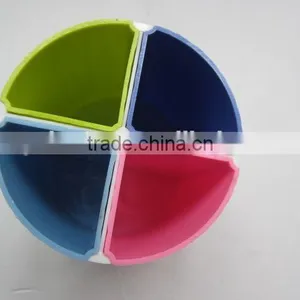 Colorful Plastic Stationery STORAGE BUSKET/Multifunctional Pen Holder thumbnail-2