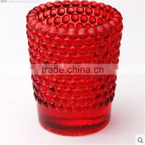 Votive Pearl Glass Candle Cup Colorful Glass Candle Jar thumbnail-3