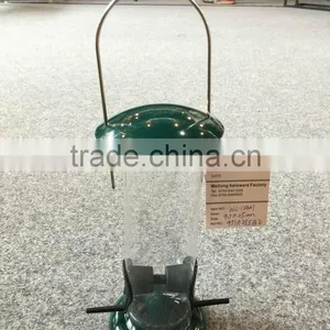 2016 Popular Coated Hanging Bird Feeder Garden Bird Food Container thumbnail-1