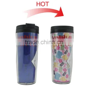 Color Changing PS PP Inner Plastic Thermos Mug thumbnail-6