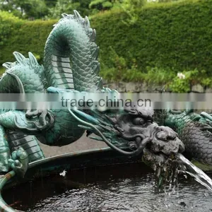 Chinese Bronze Dragon Statue Life Size Dragon Fountains thumbnail-1