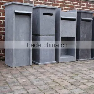 Outdoor Decoration Cheap Antique Granite Stone Mailbox Wholesale thumbnail-6