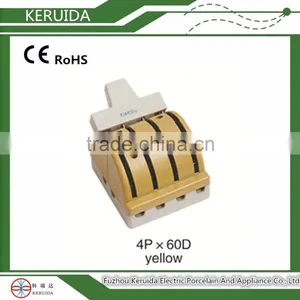 Porcelain Electric Knife Switch/single Throw/double Throw/2 Pole 3 Pole 4 Pole thumbnail-2