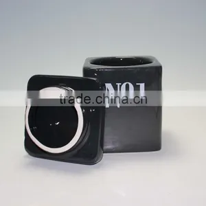 Square Ceramic Jar thumbnail-3